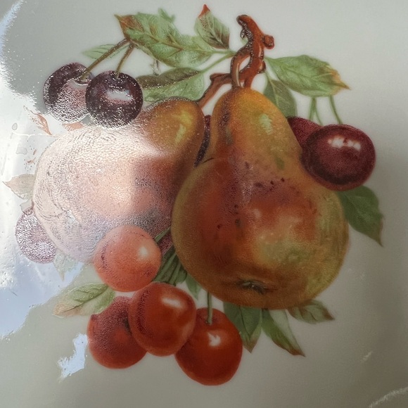 4 - Vintage Painted Porcelain Plates. E&R Golden Crown. - Picture 4 of 8